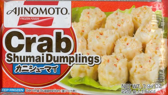 Ajinomoto crab dumplings 7.94oz (071757051126)