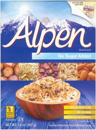 ALPEN MUESLI CEREAL UNSWEETENED (image for) ALPEN MUESLI CEREAL UNSWEETENED