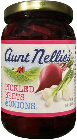 AUNT NELLIE'S PICKLED BEETS & ONIONS (image for) AUNT NELLIE'S PICKLED BEETS & ONIONS