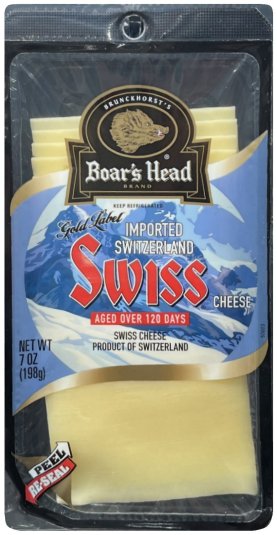 BOAR'S HEAD SWISS CHEESE (image for) BOAR'S HEAD SWISS CHEESE
