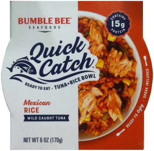 BUMBLE BEE QUICK CATCH TUNA MEXICAN RICE BOWL