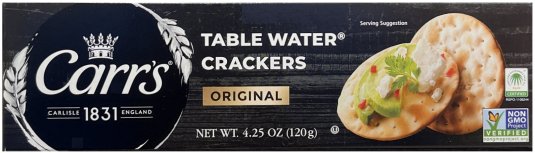 CARR'S TABLE WATER CRACKERS ORIGINAL (image for) CARR'S TABLE WATER CRACKERS ORIGINAL