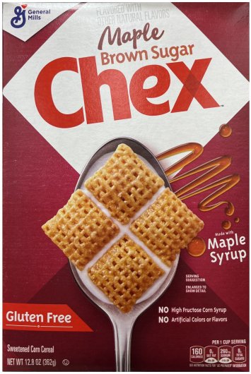 GENERAL MILLS CHEX MAPLE BROWN SUGAR (image for) GENERAL MILLS CHEX MAPLE BROWN SUGAR