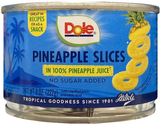 DOLE PINEAPPLE SLICES (image for) DOLE PINEAPPLE SLICES