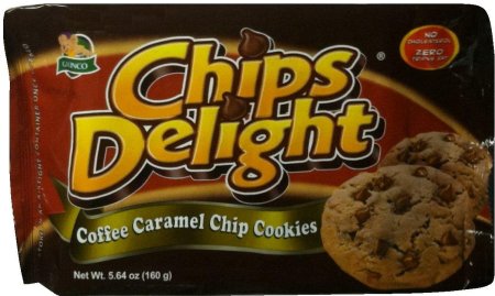 Chips delight cookies cof&car 160g/24 (4800552888363)