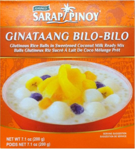 Galinco, sarap pinoy, glutinous Rice balls in sweetened Coconut Milk ready Mix (4800552169097)