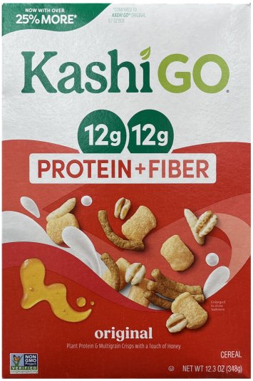 KASHI GO PROTEIN + FIBER ORIGINAL CEREAL (image for) KASHI GO PROTEIN + FIBER ORIGINAL CEREAL