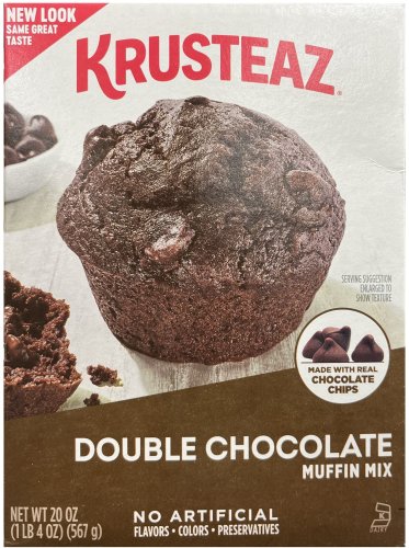 KRUSTEAZ DOUBLE CHOCOLATE MUFFIN MIX