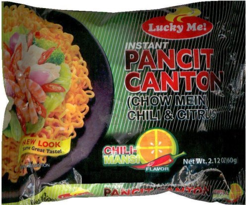 LUCKY ME PANCIT CANTON CHOW MEIN CHILI & CITRUS FLAVOR (image for) LUCKY ME PANCIT CANTON CHOW MEIN CHILI & CITRUS FLAVOR