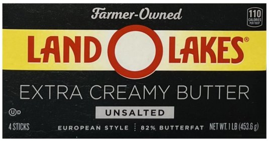 LAND O LAKES EXTRA CREAMY BUTTER UNSALTED (image for) LAND O LAKES EXTRA CREAMY BUTTER UNSALTED