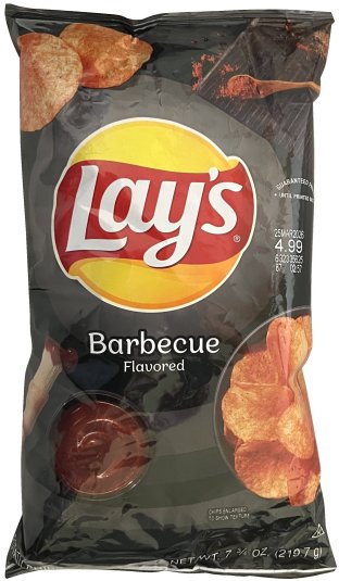 LAY'S BARBECUE FLAVORED POTATO CHIPS (image for) LAY'S BARBECUE FLAVORED POTATO CHIPS