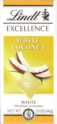 Lindt Excellence White Coconut White chocolate (037466016467)