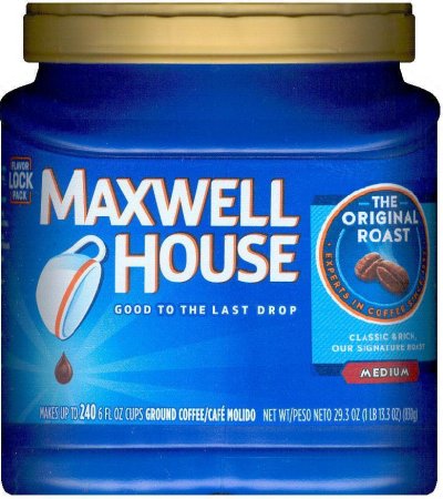 MAXWELL HOUSE ORIGINAL ROAST COFFEE MEDIUM ROAST (image for) MAXWELL HOUSE ORIGINAL ROAST COFFEE MEDIUM ROAST