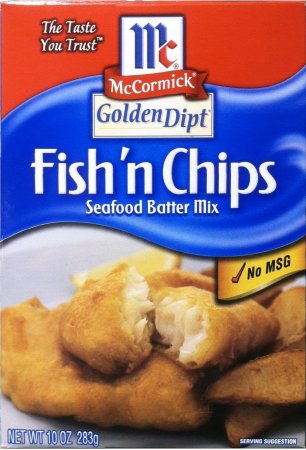 Mccormick Golden dipt, fish 'n chips, seafood batter Mix (041234713113)