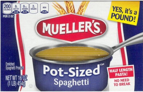 MUELLER'S SPAGHETTI POT-SIZED (image for) MUELLER'S SPAGHETTI POT-SIZED