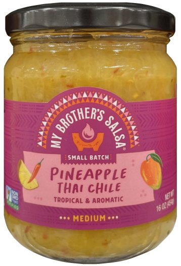 (image for) MY BROTHER'S SALSA PINEAPPLE THAI CHILE MEDIUM