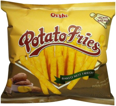 OISHI POTATO FRIES PLAIN SALTED (image for) OISHI POTATO FRIES PLAIN SALTED