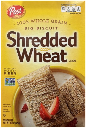 POST SHREDDED WHEAT CEREAL (image for) POST SHREDDED WHEAT CEREAL