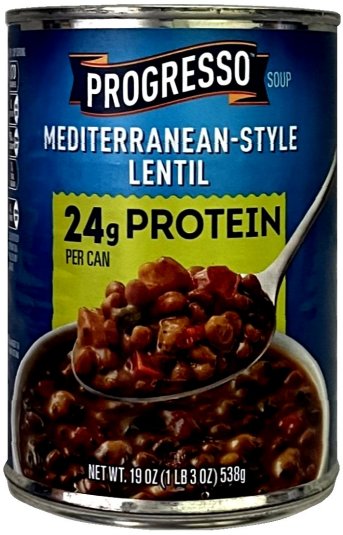 PROGRESSO MEDITERRANEAN-STYLE LENTIL (image for) PROGRESSO MEDITERRANEAN-STYLE LENTIL