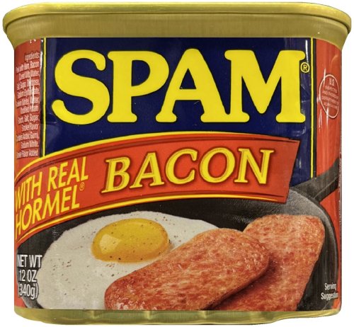 SPAM WITH REAL HORMEL BACON (image for) SPAM WITH REAL HORMEL BACON