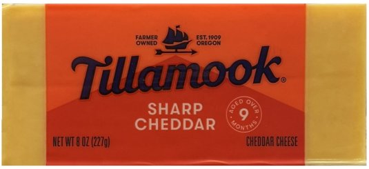 TILLAMOOK SHARP CHEDDAR CHEESE (image for) TILLAMOOK SHARP CHEDDAR CHEESE