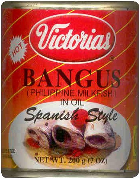 VICTORIAS BANGUS MILKFISH IN OIL SPANISH STYLE HOT (image for) VICTORIAS BANGUS MILKFISH IN OIL SPANISH STYLE HOT