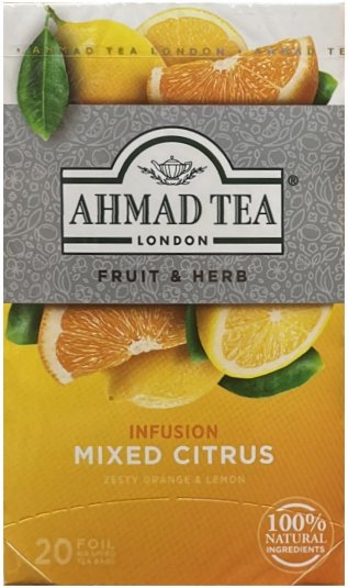 AHMAD TEA MIXED CITRUS INFUSION (image for) AHMAD TEA MIXED CITRUS INFUSION