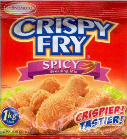 AJINOMOTO CRISPY FRY SPICY BREADING MIX (image for) AJINOMOTO CRISPY FRY SPICY BREADING MIX