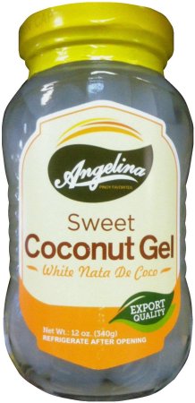 ANGELINA SWEET COCONUT GEL WHITE NATA DE COCO (image for) ANGELINA SWEET COCONUT GEL WHITE NATA DE COCO