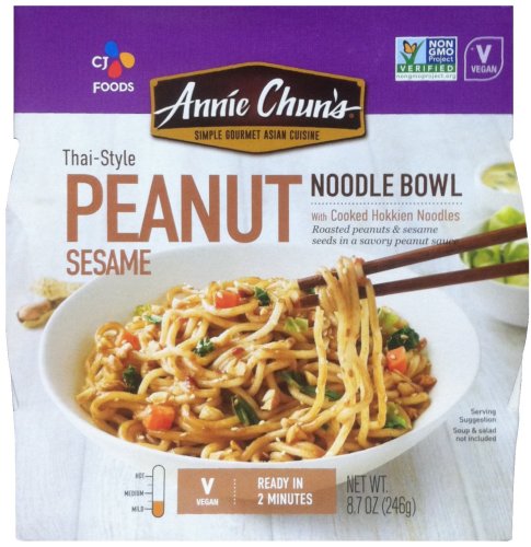 ANNIE CHUN'S THAI STYLE PEANUT SESAME NOODLE BOWL (image for) ANNIE CHUN'S THAI STYLE PEANUT SESAME NOODLE BOWL