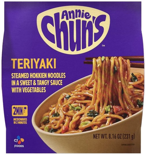 ANNIE CHUN'S TERIYAKI NOODLE BOWL (image for) ANNIE CHUN'S TERIYAKI NOODLE BOWL