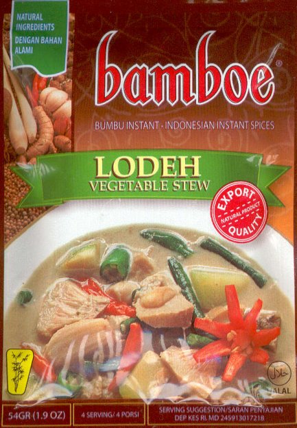 BAMBOE LODEH VEGETABLE STEW (image for) BAMBOE LODEH VEGETABLE STEW