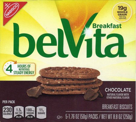 BELVITA CHOCOLATE BREAKFAST BISCUITS (image for) BELVITA CHOCOLATE BREAKFAST BISCUITS