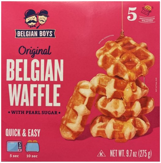 BELGIAN BOYS ORIGINAL BELGIAN WAFFLE (image for) BELGIAN BOYS ORIGINAL BELGIAN WAFFLE