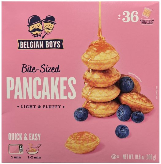 BELGIAN BOYS BITE-SIZED PANCAKES (image for) BELGIAN BOYS BITE-SIZED PANCAKES