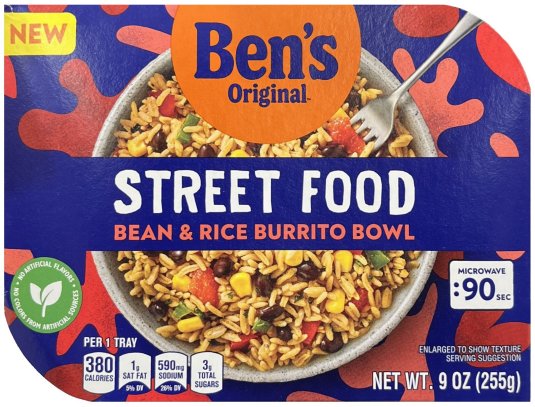 BEN'S ORIGINAL STREET FOOD BEAN & RICE BURRITO BOWL (image for) BEN'S ORIGINAL STREET FOOD BEAN & RICE BURRITO BOWL