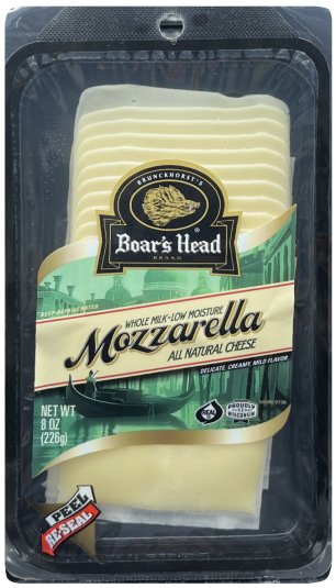 BOAR'S HEAD MOZZARELLA ALL NATURAL CHEESE (image for) BOAR'S HEAD MOZZARELLA ALL NATURAL CHEESE