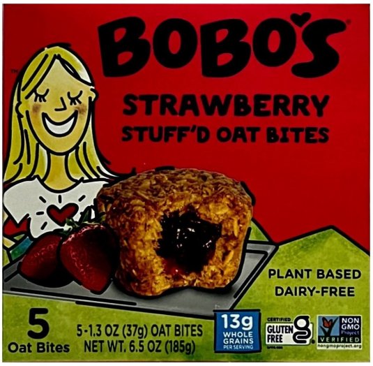 BOBO'S STRAWBERRY STUFF'D OAT BITES (image for) BOBO'S STRAWBERRY STUFF'D OAT BITES