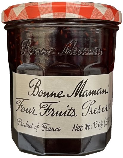 BONNE MAMAN FOUR FRUITS PRESERVES (image for) BONNE MAMAN FOUR FRUITS PRESERVES