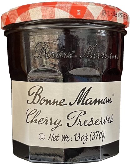 BONNE MAMAN CHERRY PRESERVES (image for) BONNE MAMAN CHERRY PRESERVES