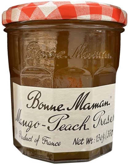 BONNE MAMAN MANGO-PEACH PRESERVES (image for) BONNE MAMAN MANGO-PEACH PRESERVES