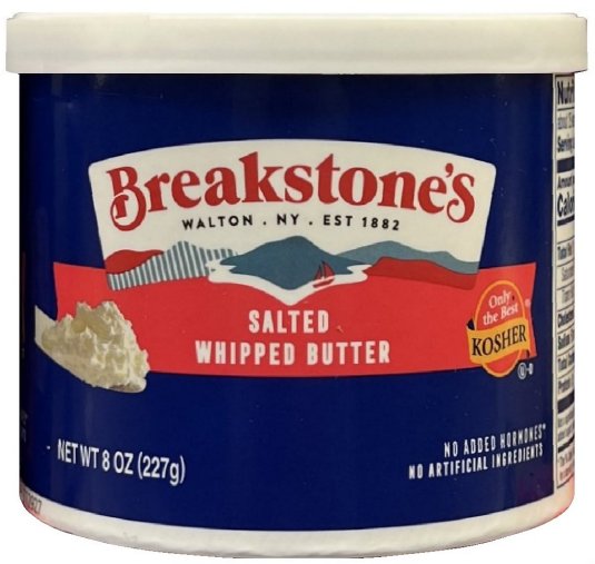 BREAKSTONE'S SALTED WHIPPED BUTTER (image for) BREAKSTONE'S SALTED WHIPPED BUTTER
