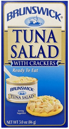 BRUNSWICK TUNA SALAD WITH CRACKERS (image for) BRUNSWICK TUNA SALAD WITH CRACKERS