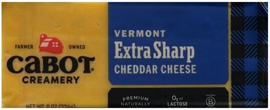 CABOT VERMONT EXTRA SHARP CHEDDAR CHEESE PREMIUM NATURALLY AGED (image for) CABOT VERMONT EXTRA SHARP CHEDDAR CHEESE PREMIUM NATURALLY AGED