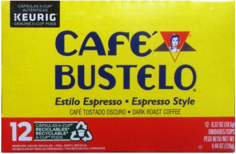 CAFE' BUSTELO ESPRESSO STYLE DARK ROAST COFFEE K-CUP PODS (image for) CAFE' BUSTELO ESPRESSO STYLE DARK ROAST COFFEE K-CUP PODS