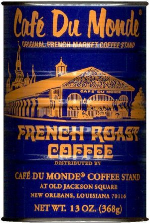 CAFE' DU MONDE FRENCH ROAST COFFEE (image for) CAFE' DU MONDE FRENCH ROAST COFFEE
