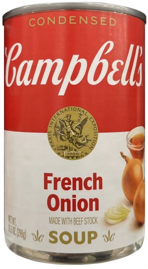 CAMPBELL'S CONDENSED FRENCH ONION SOUP (image for) CAMPBELL'S CONDENSED FRENCH ONION SOUP