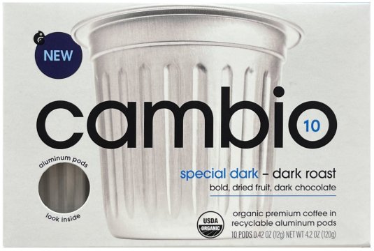 CAMBIO SPECIAL DARK ORGANIC DARK ROAST COFFEE K-CUP PODS (image for) CAMBIO SPECIAL DARK ORGANIC DARK ROAST COFFEE K-CUP PODS