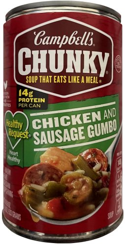 CAMPBELL'S CHUNKY CHICKEN AND SAUSAGE GUMBO (image for) CAMPBELL'S CHUNKY CHICKEN AND SAUSAGE GUMBO