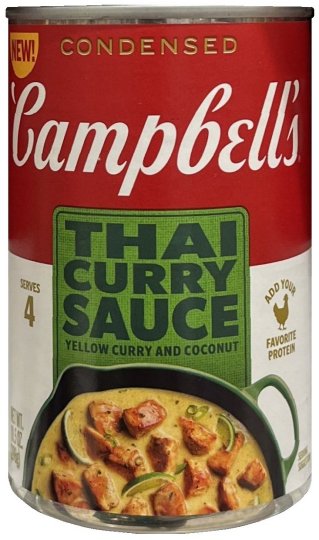 CAMPBELL'S THAI CURRY SAUCE YELLOW CURRY AND COCONUT (image for) CAMPBELL'S THAI CURRY SAUCE YELLOW CURRY AND COCONUT